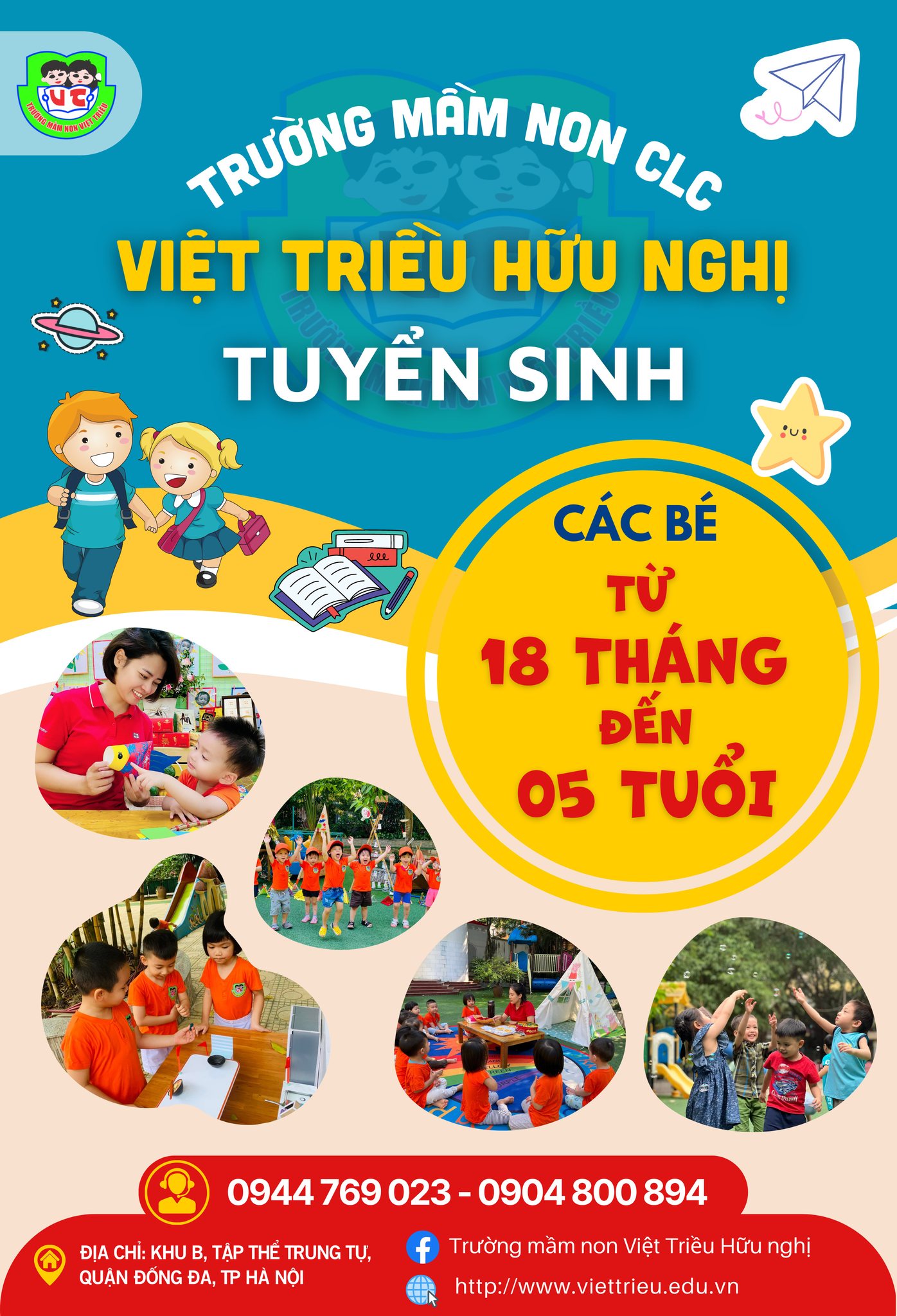 TrƯỜng MẦm Non Clc ViỆt TriỀu HỮu NghỊ TuyỂn Sinh NĂm HỌc 2023 2024 Trường Mẫu Giáo Việt 7888